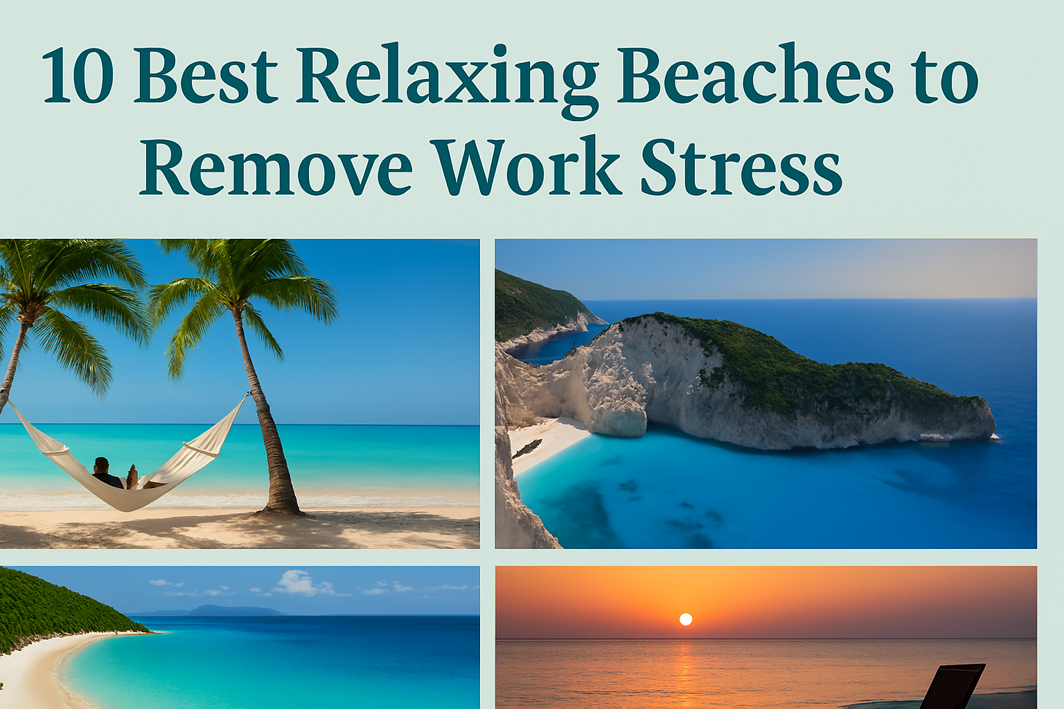 Read more about the article 10 Best Relaxing Beaches to Remove Work Stress