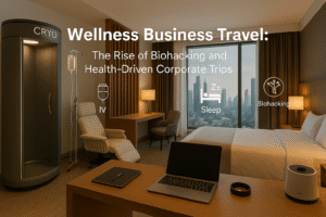 Read more about the article Wellness Business Travel: The Rise of Biohacking and Health-Driven Corporate Trips