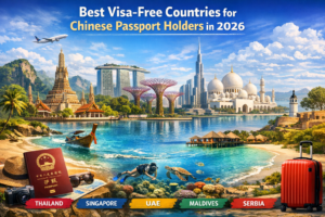 Read more about the article Best Visa-Free Countries for Chinese Passport Holders in 2026 – Complete Travel Guide