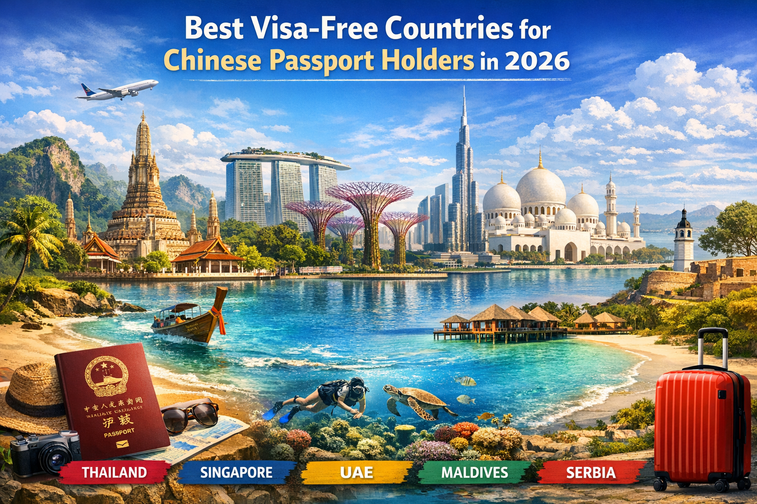 You are currently viewing Best Visa-Free Countries for Chinese Passport Holders in 2026 – Complete Travel Guide