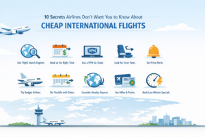 Read more about the article 10 Secrets Airlines Don’t Want You to Know About Cheap Flights