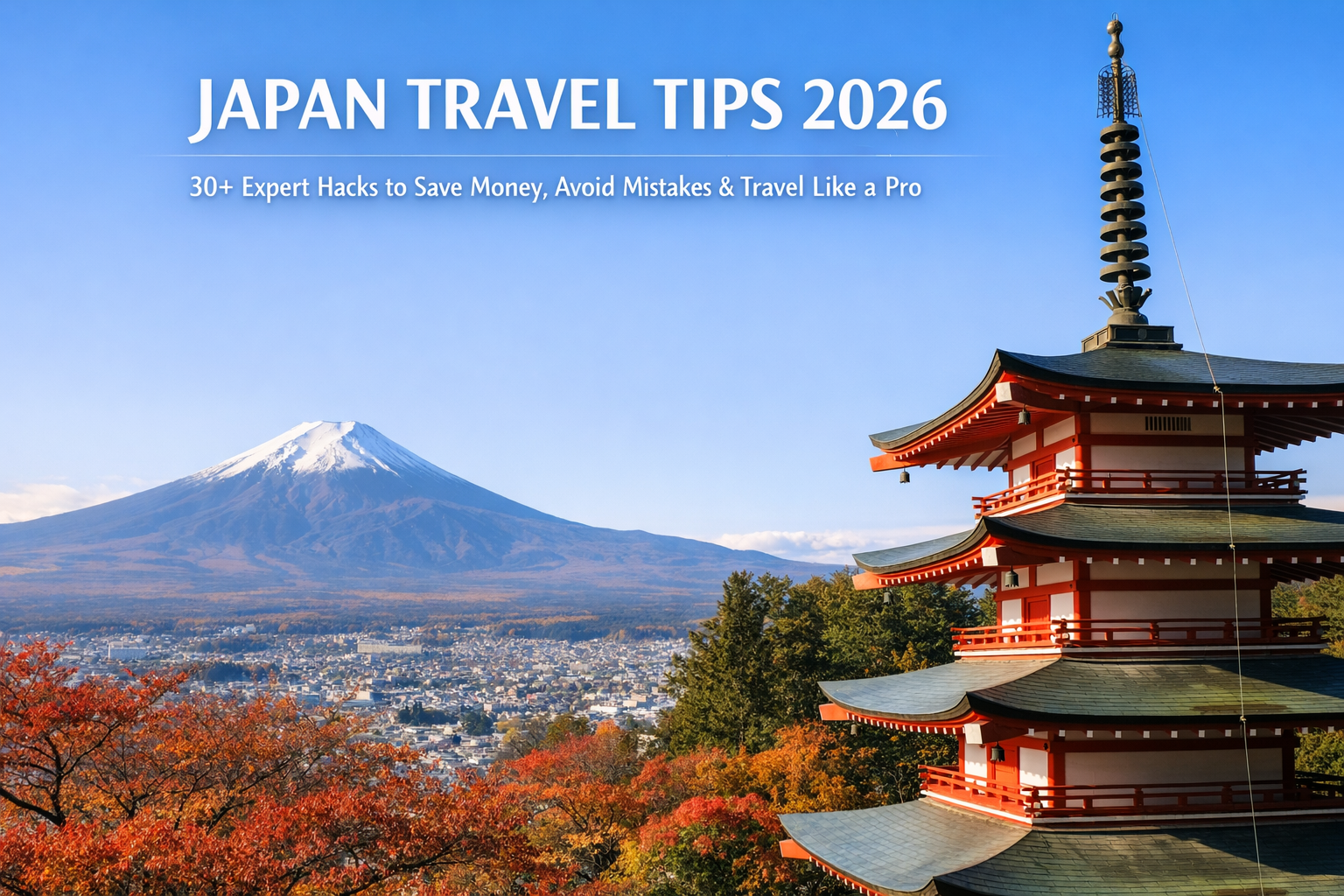 You are currently viewing Japan Travel Tips 2026: 30+ Expert Hacks to Save Money, Avoid Mistakes & Travel Like a Pro