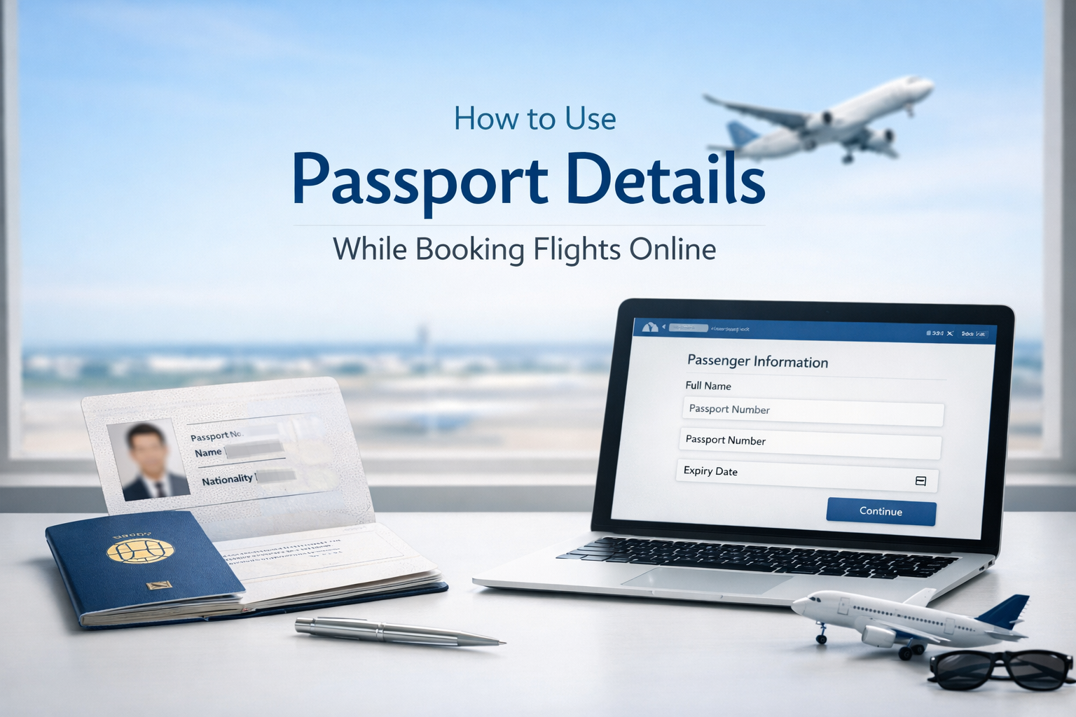 How To Use Passport Details For Flight Booking Online