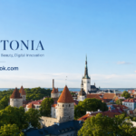 Stunning Tallinn cityscape under blue skies